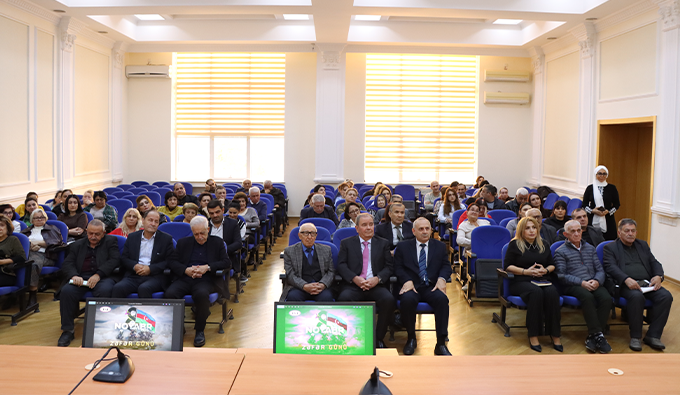 İdarəetmə Sistemləri İnstitutunda Zəfər Gününə həsr olunmuş tədbir keçirildi - FOTOLAR