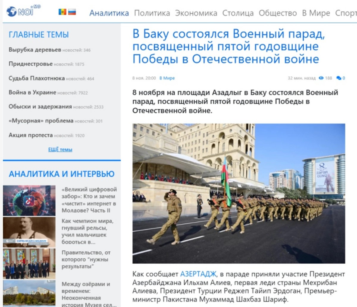 Bakıdakı Hərbi parad dünya mediasında - FOTOLAR