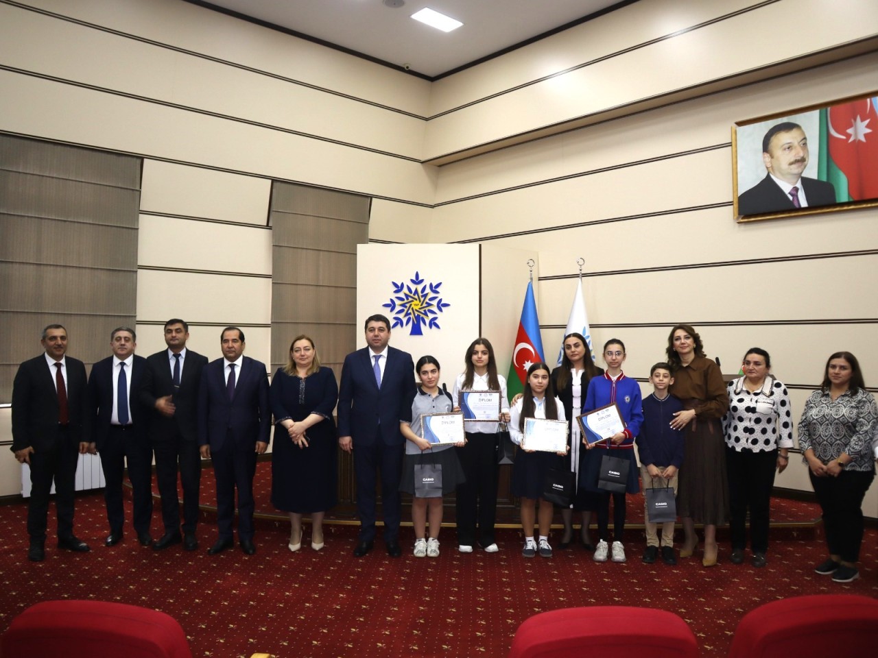 YAP Yasamal rayon təşkilatında Dövlət Bayrağı Günü qeyd olundu - FOTOLAR