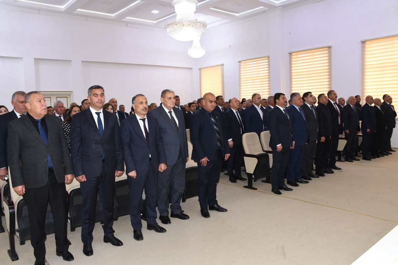 Ağdamda Konstitusiya Gününə həsr olunmuş tədbir keçirilib - FOTOLAR