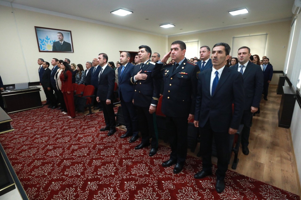 YAP Sabunçu rayon təşkilatı Konstitusiya Günü ilə bağlı tədbir keçirdi - FOTOLAR