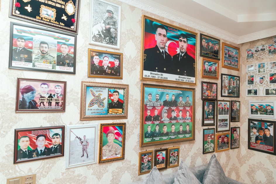 Leyla Əliyeva şəhid ailəsini ziyarət etdi, sosial müəssisələrlə tanış oldu - FOTOLAR