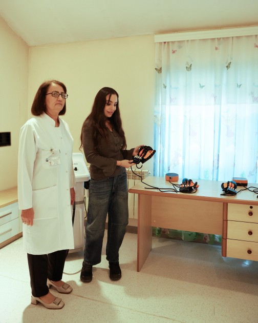 Leyla Əliyeva şəhid ailəsini ziyarət etdi, sosial müəssisələrlə tanış oldu - FOTOLAR