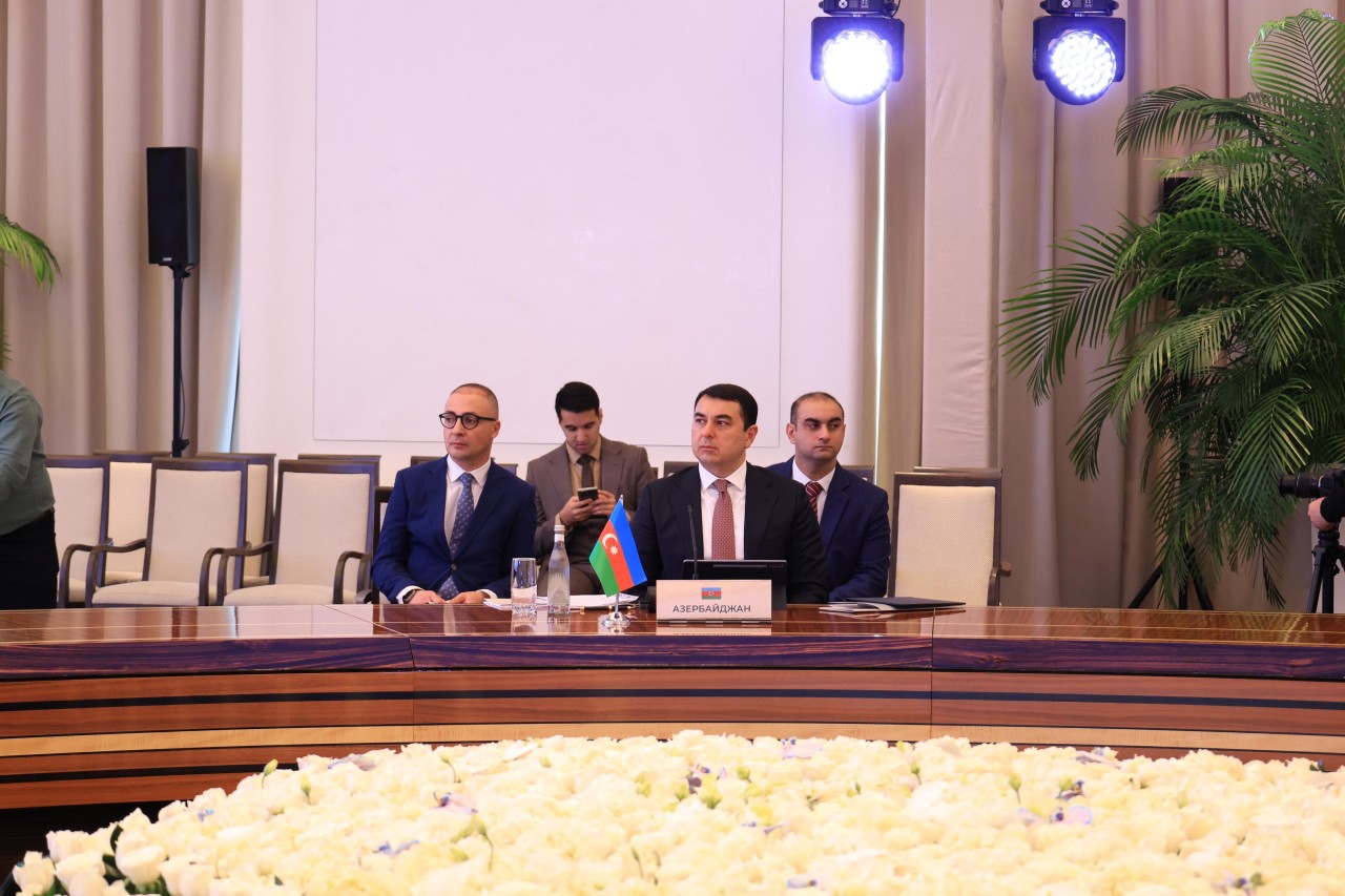 Adil Kərimli Daşkənddə Nazirlər Konfransında çıxış edib - FOTOLAR