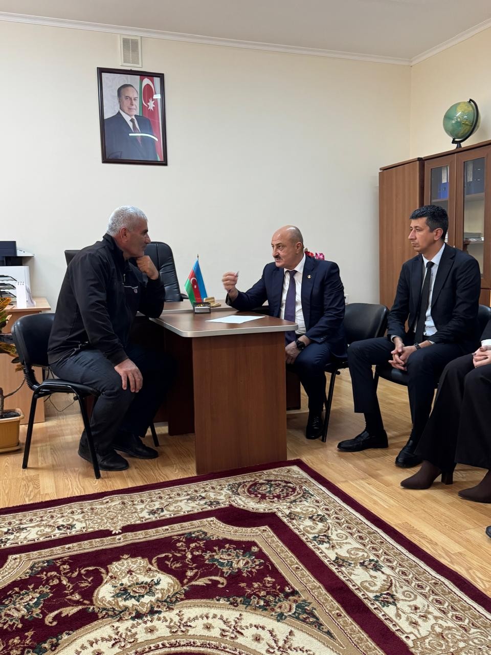 Asif Əsgərovun şəhid ailələri ilə görüşləri davam edir - FOTOLAR