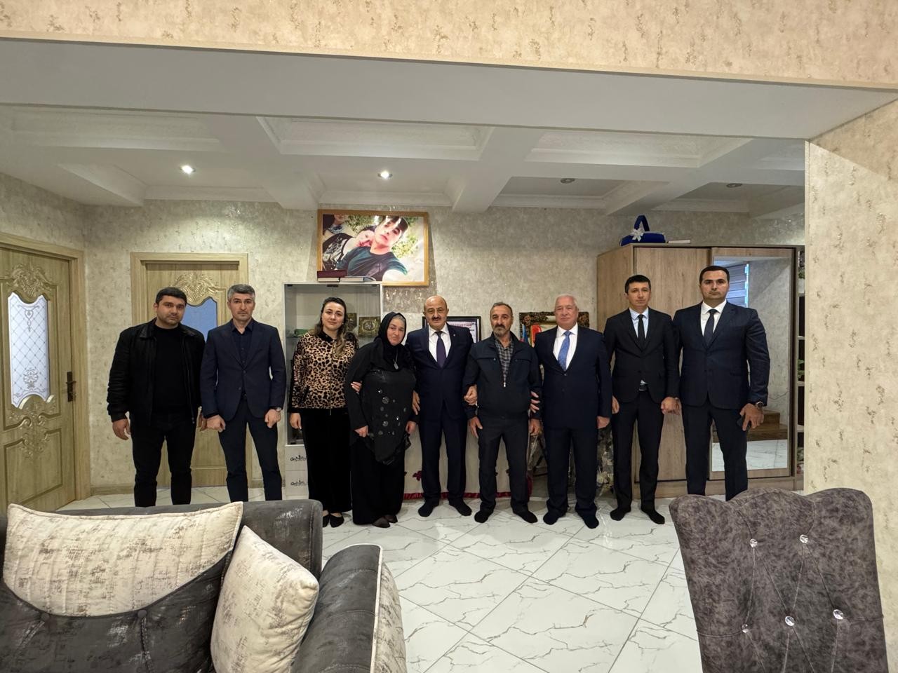 Asif Əsgərovun şəhid ailələri ilə görüşləri davam edir - FOTOLAR