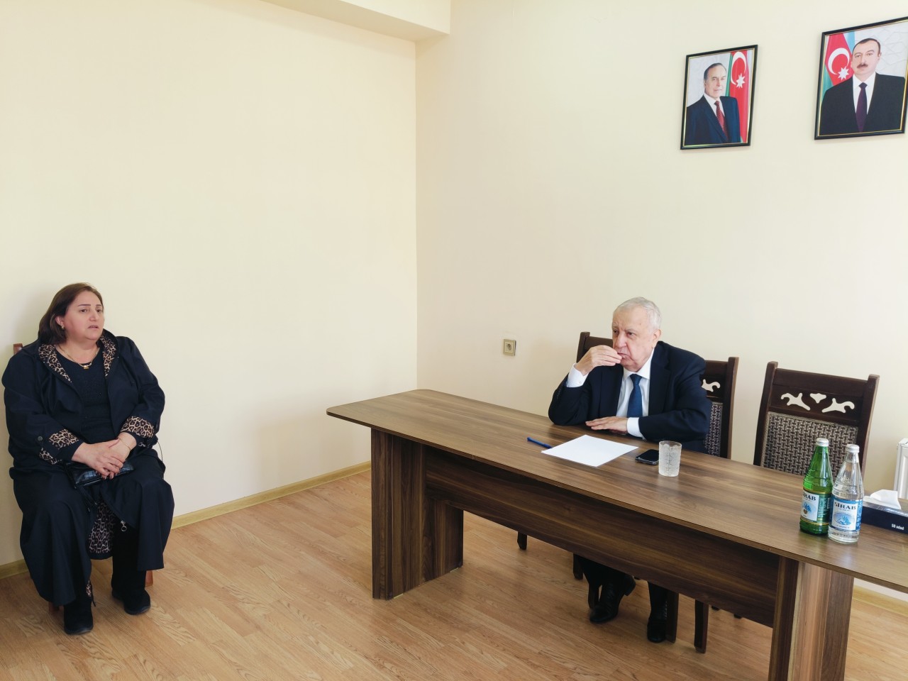 Malik İsaqov vətəndaşların müraciətlərini dinlədi - FOTOLAR