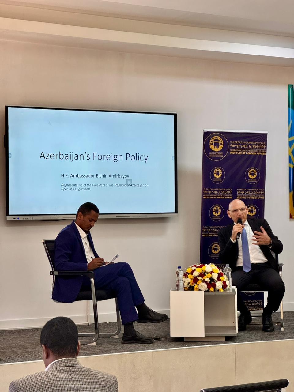 Elçin Əmirbəyov Efiopiyada görüşlər keçirdi - FOTOLAR