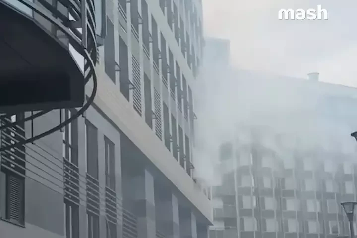 Moskvada beşulduzlu hoteldə yanğın olub - FOTO