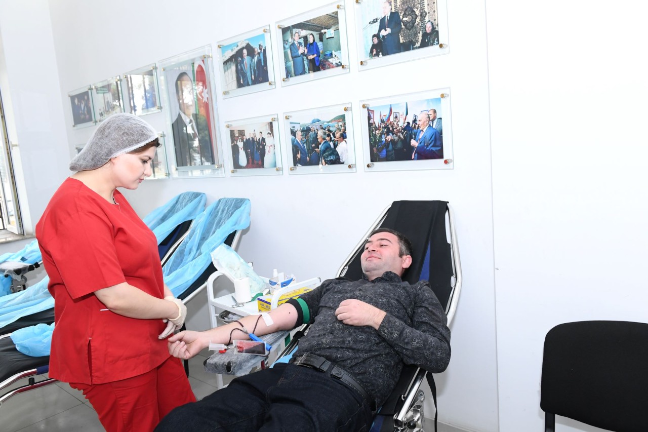 Dövlət Komitəsində qanvermə aksiyası keçirilib - FOTOLAR