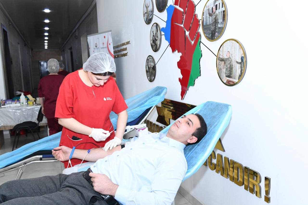 Dövlət Komitəsində qanvermə aksiyası keçirilib - FOTOLAR