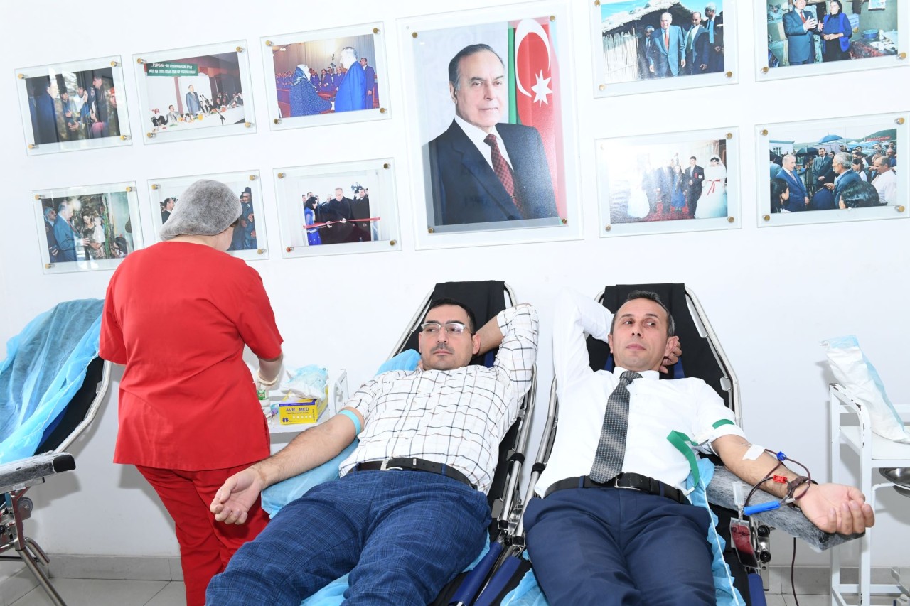 Dövlət Komitəsində qanvermə aksiyası keçirilib - FOTOLAR