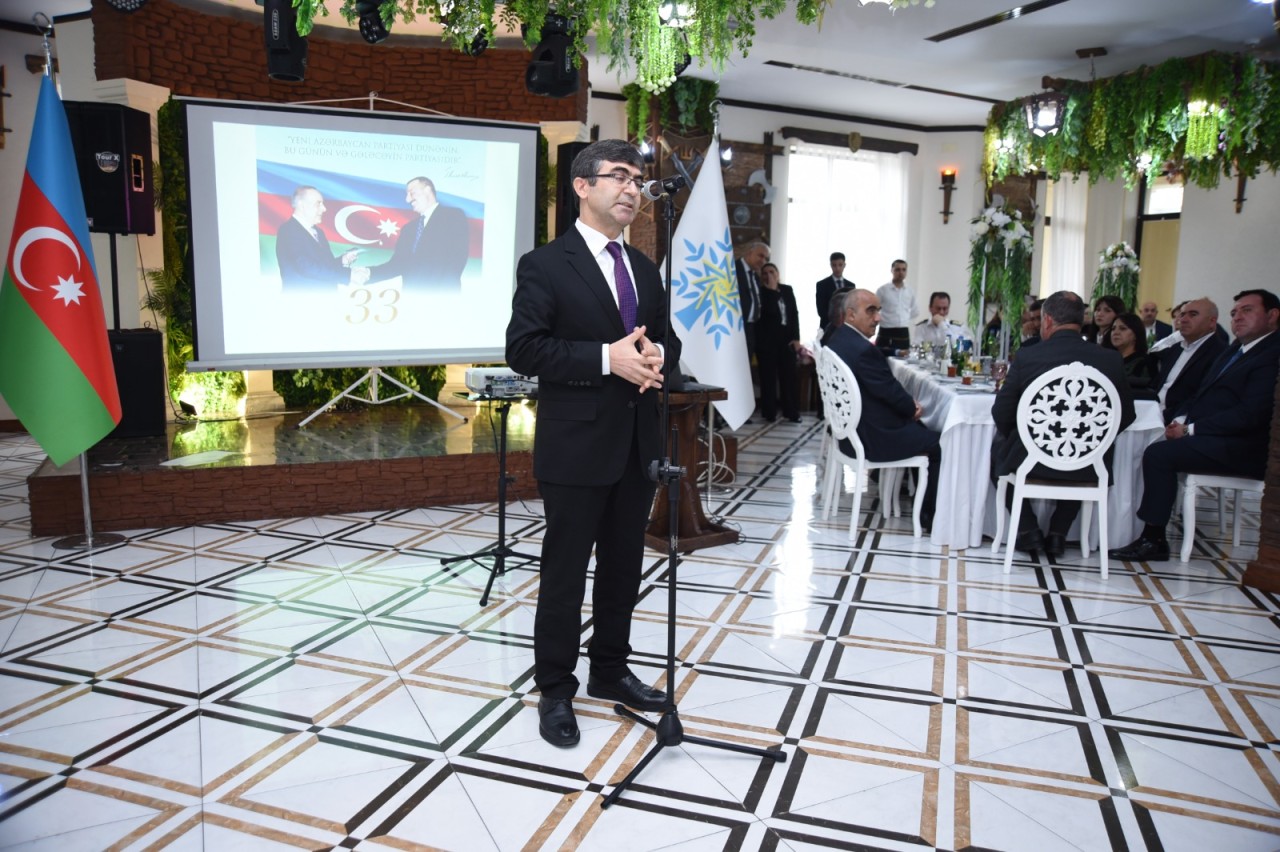 "Yeni Azərbaycan Partiyası dünənin, bu günün və gələcəyin partiyasıdır” adlı tədbir keçirilib - FOTOLAR