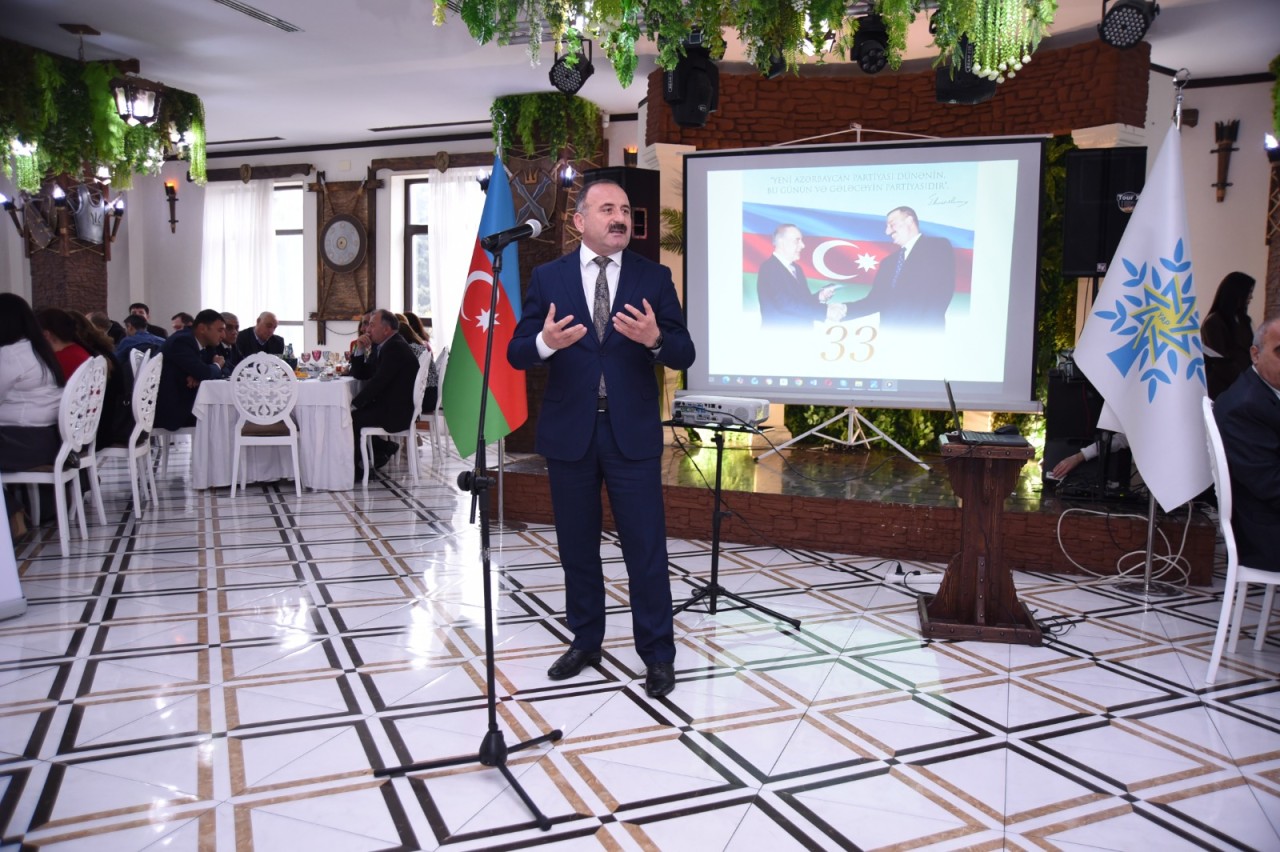 "Yeni Azərbaycan Partiyası dünənin, bu günün və gələcəyin partiyasıdır” adlı tədbir keçirilib - FOTOLAR