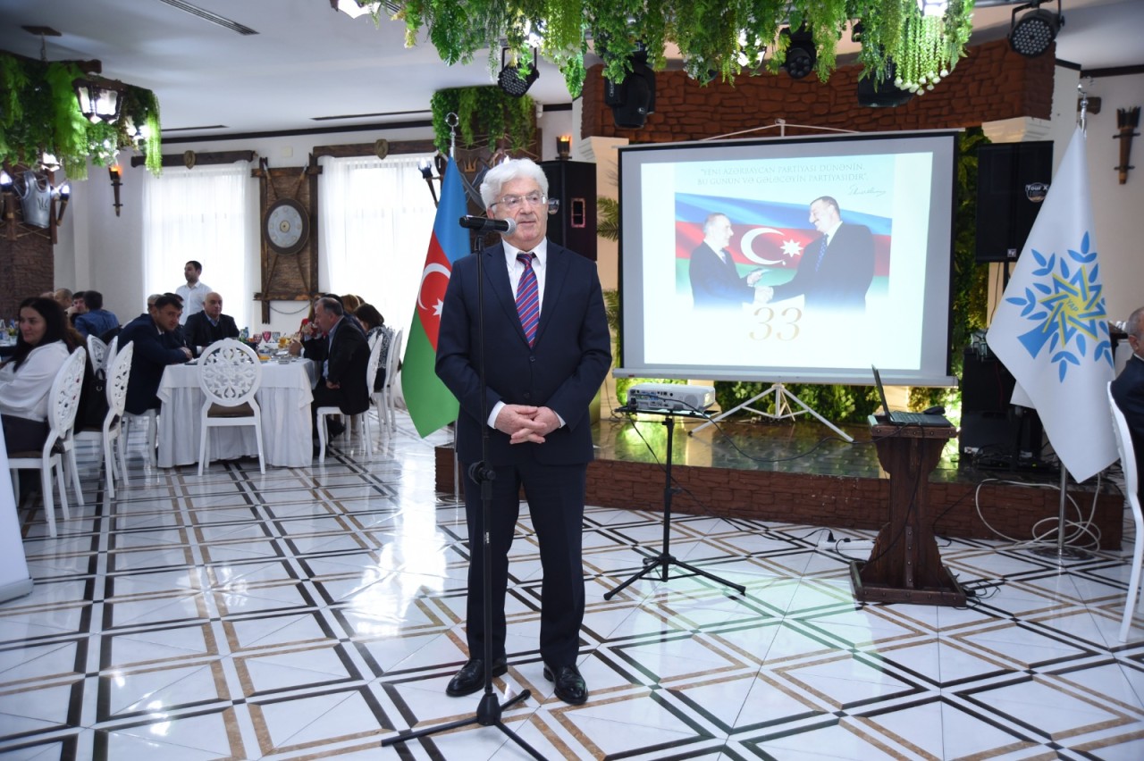 "Yeni Azərbaycan Partiyası dünənin, bu günün və gələcəyin partiyasıdır” adlı tədbir keçirilib - FOTOLAR