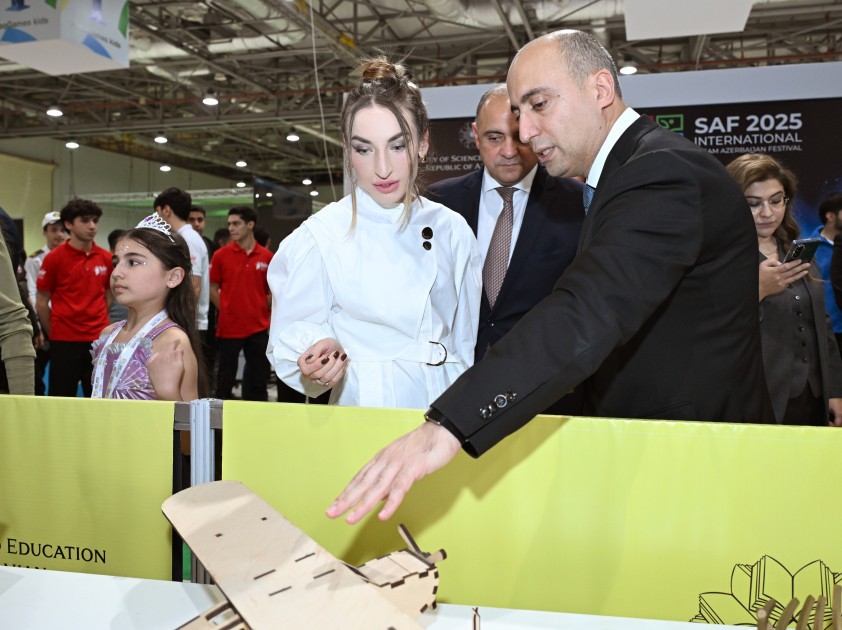 Leyla Əliyeva Beynəlxalq STEAM Azərbaycan Festivalını ziyarət etdi - FOTOLAR
