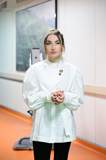 Prezident ailəsi Yeni Klinikada mərkəzlərin açılışında - FOTOLAR