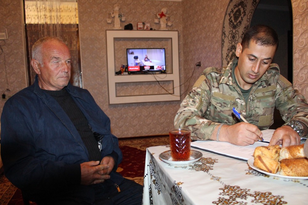 Ağstafada minadan zərərçəkənlərin ehtiyaclarının öyrənilməsi başa çatır - FOTOLAR