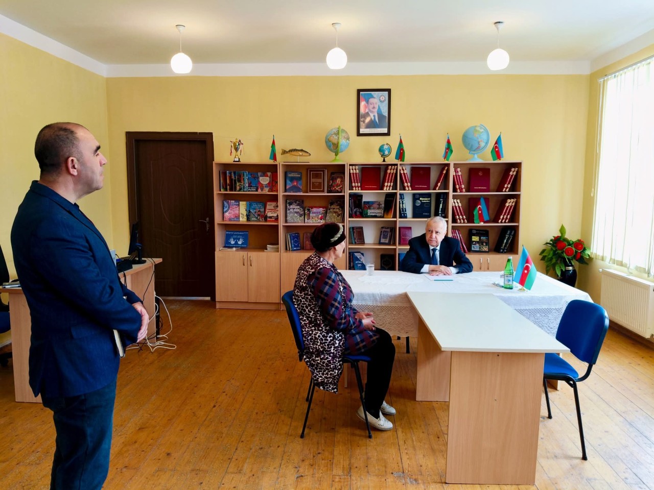 Malik İsaqov növbəti vətəndaş qəbulu keçirdi - FOTOLAR