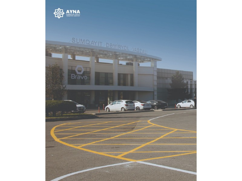 Sumqayıtda yeni nəqliyyat mübadilə mərkəzi yaradılıb - FOTOLAR