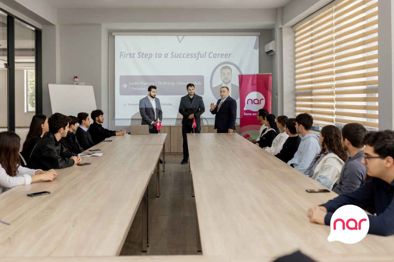 "Nar" AzTU tələbələri üçün karyera inkişafı təlimi keçdi - FOTOLAR