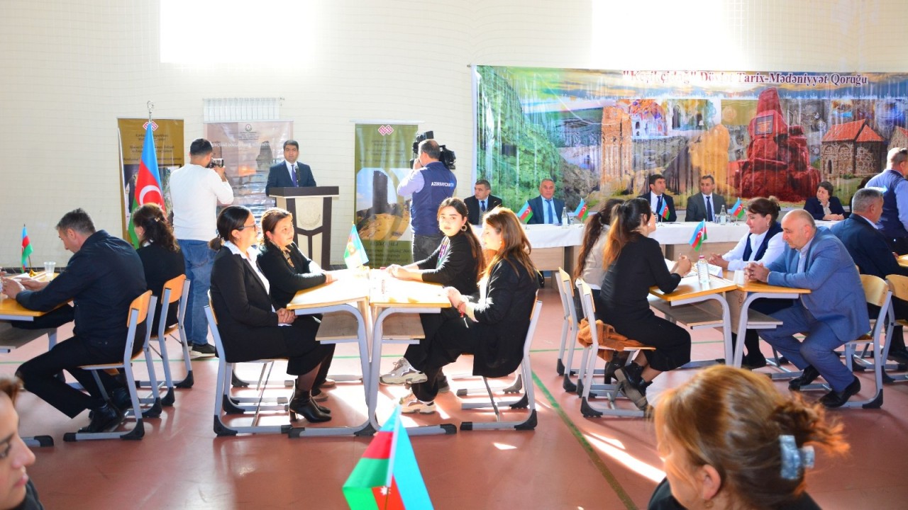 Ağstafada intellektual bilik yarışı keçirilib - FOTOLAR