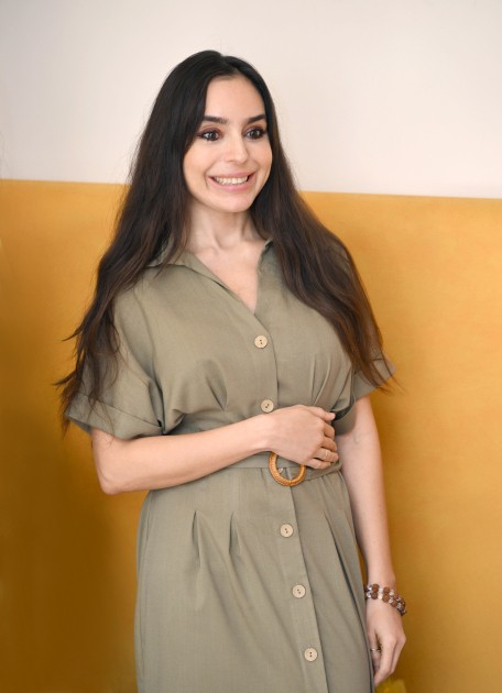 Prezidentin qızı və gəlini internat məktəbində - FOTOLAR