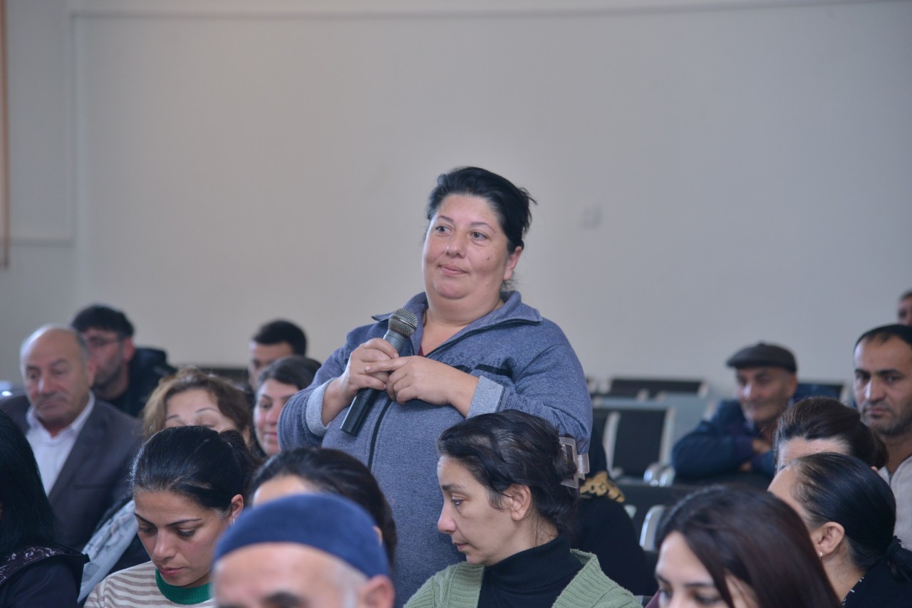 Süleyman Mikayılov növbəti səyyar görüşü keçirdi - FOTOLAR