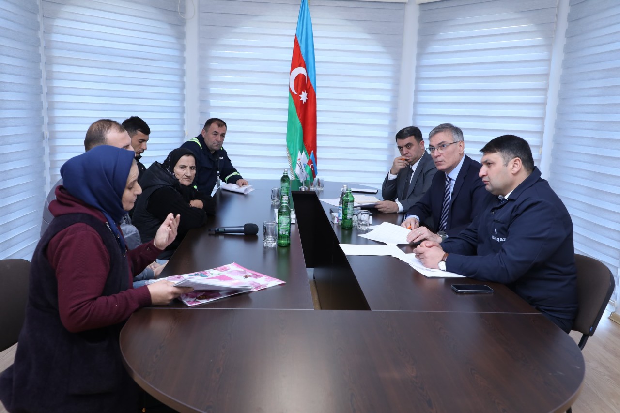 "Azəriqaz" İB-nin baş direktoru Zaqatalada vətəndaş qəbulu keçirdi - FOTOLAR