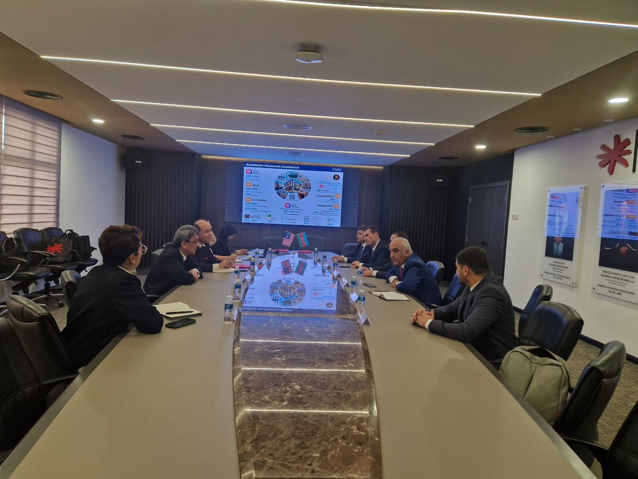 UNEC ilə bu universitet arasında əməkdaşlıq memorandumu imzalanıb - FOTOLAR