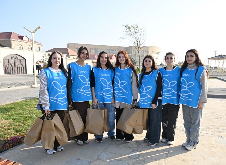 Leyla Əliyeva Qaradağda yeni parkın açılışında - FOTOLAR