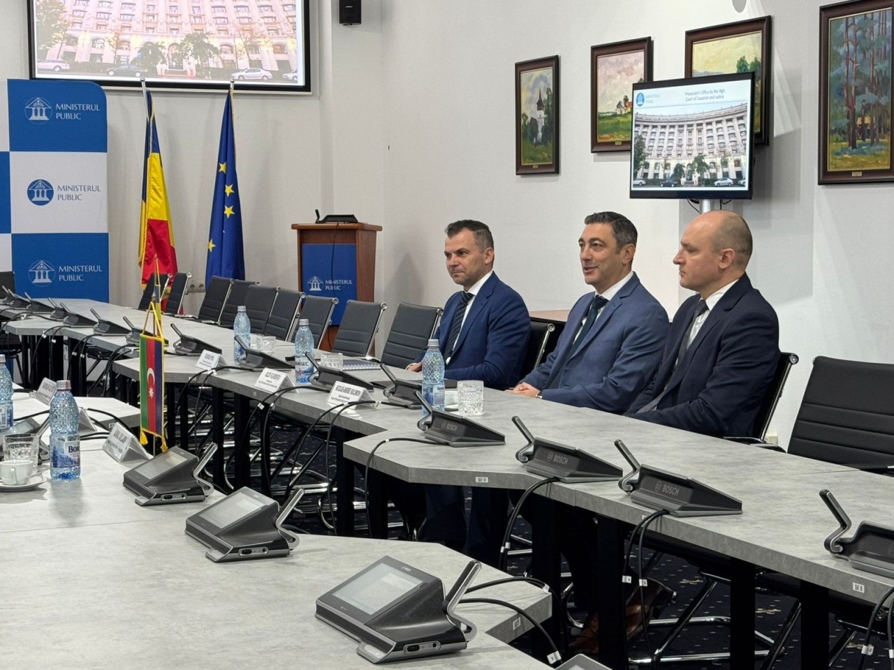 Kamran Əliyev Rumıniyada Baş prokurorla görüşdü - FOTOLAR