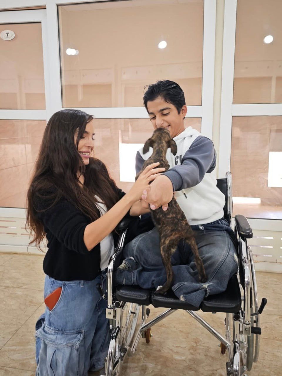 Leyla Əliyeva Heyvanlara Qayğı Mərkəzində - FOTOLAR