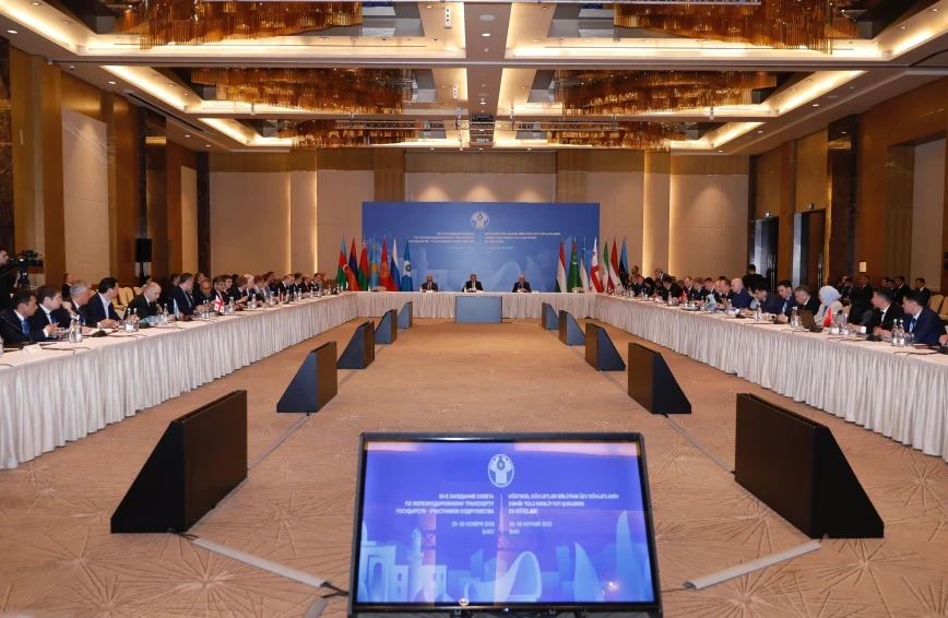 Bakıda MDB Dəmir Yolu Nəqliyyatı Şurasının 83-cü iclası işə başladı - FOTO