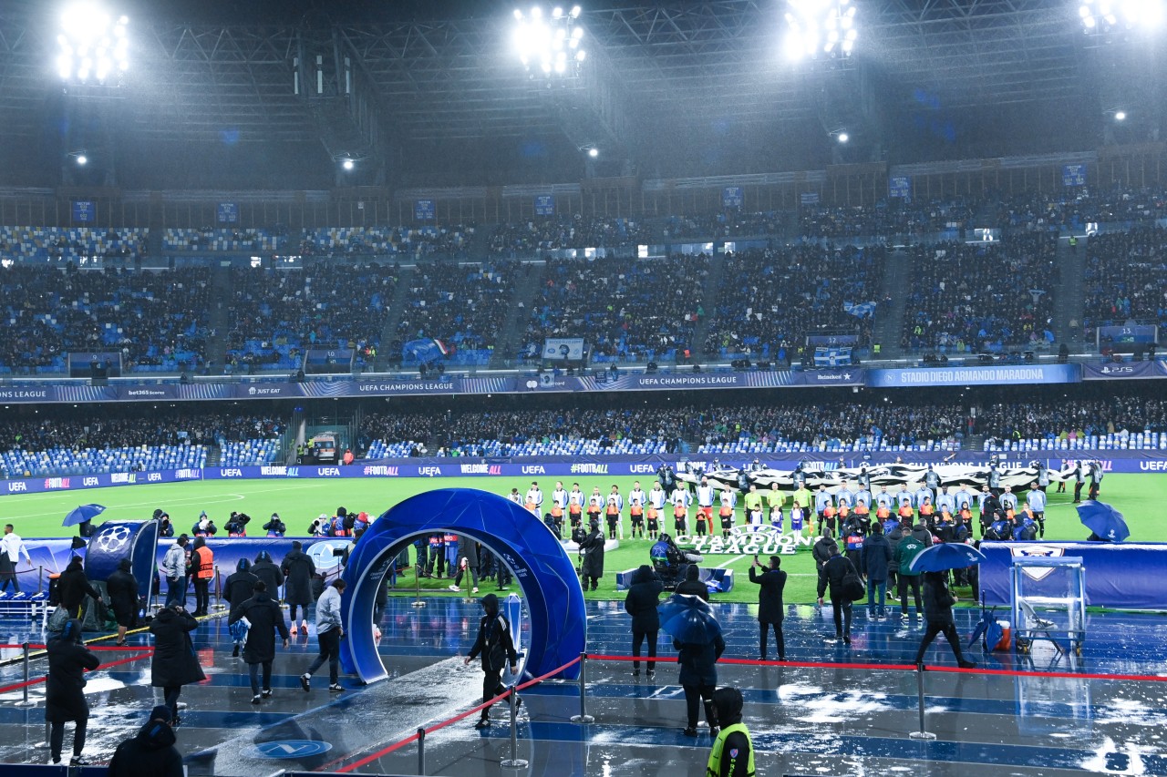 Nazir “Napoli” - “Qarabağ” oyununu stadiondan izləyib - FOTOLAR