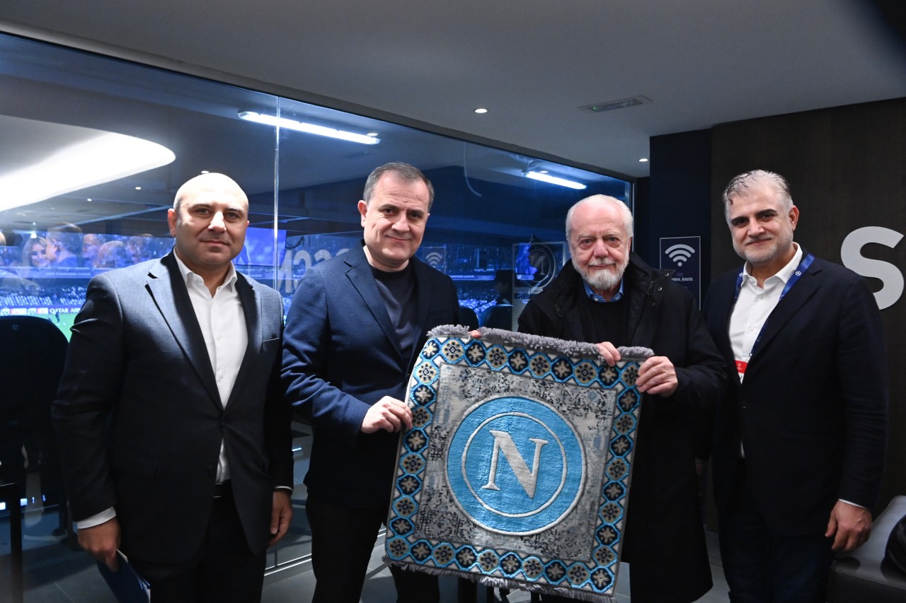 Nazir “Napoli” - “Qarabağ” oyununu stadiondan izləyib - FOTOLAR