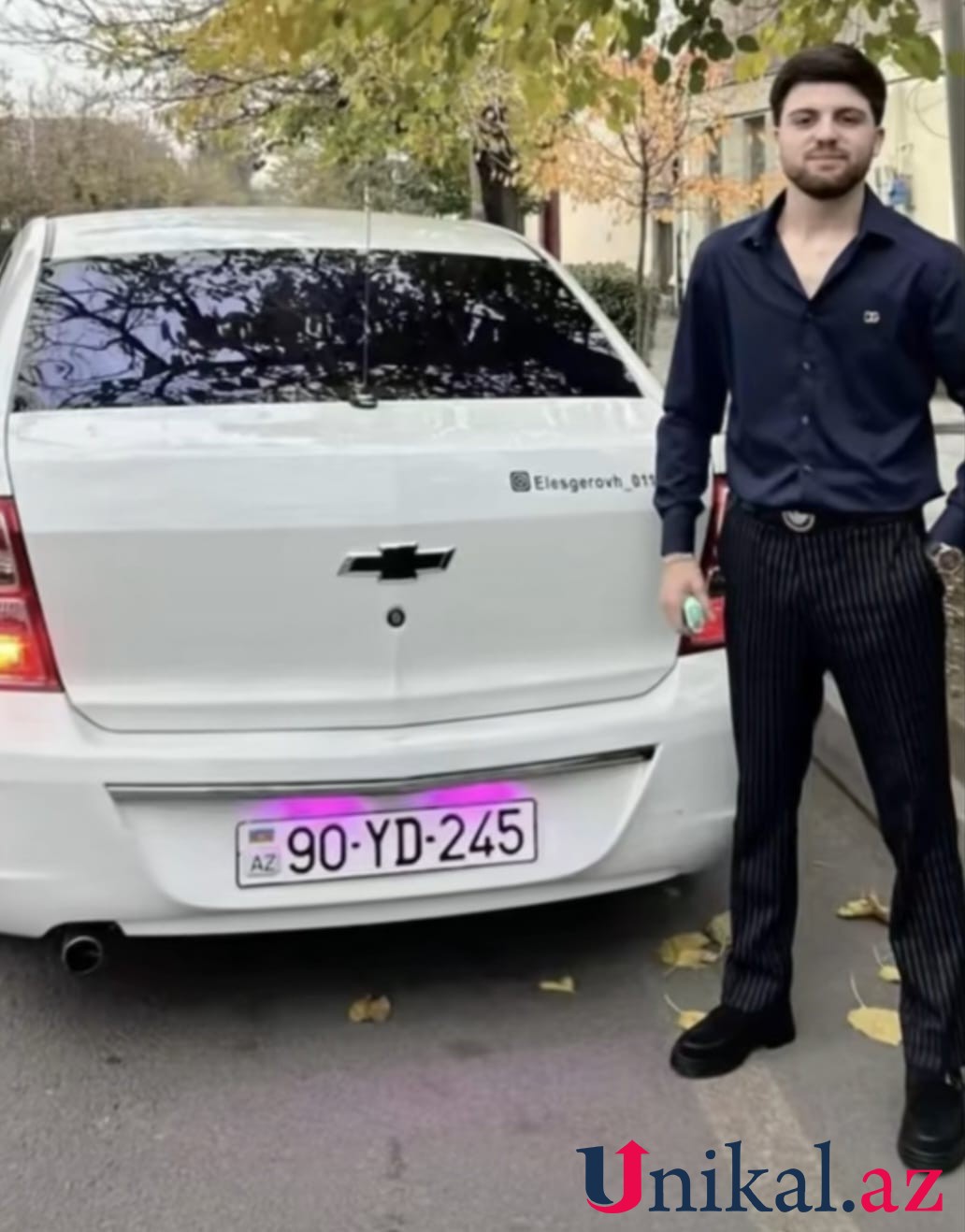 21 yaşlı oğlanın öldüyü qəzanın anbaan görüntüləri - VİDEO