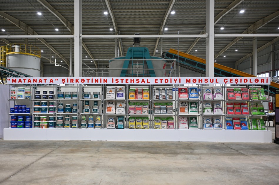 İlham Əliyev Bakıda zavod açılışında - FOTOLAR