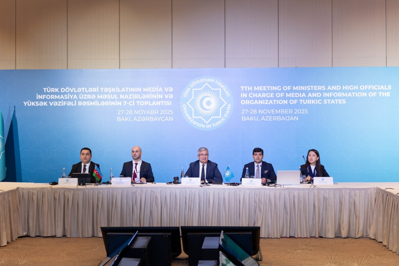 Türk Dövlətləri Təşkilatının Media və informasiya üzrə işçi qrupunun 12-ci iclası oldu - FOTOLAR