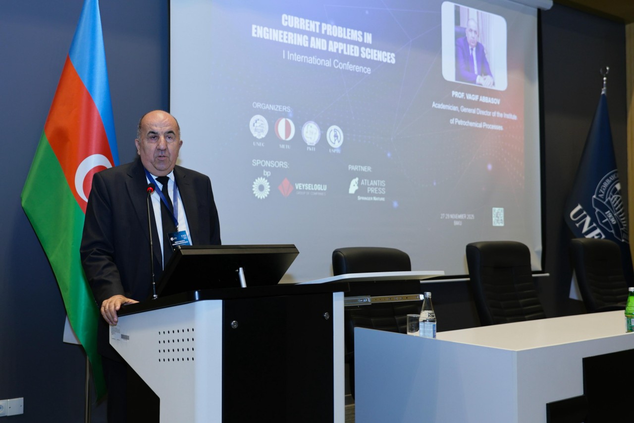 UNEC-də beynəlxalq elmi-praktiki konfrans öz işinə başladı - FOTOLAR