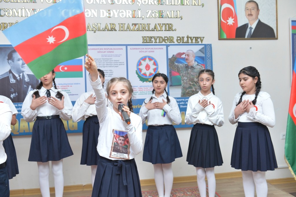 Şəhidin xatirəsinə həsr olunan “Qarabağ Azərbaycandır” adlı tədbir keçirilib - FOTOLAR