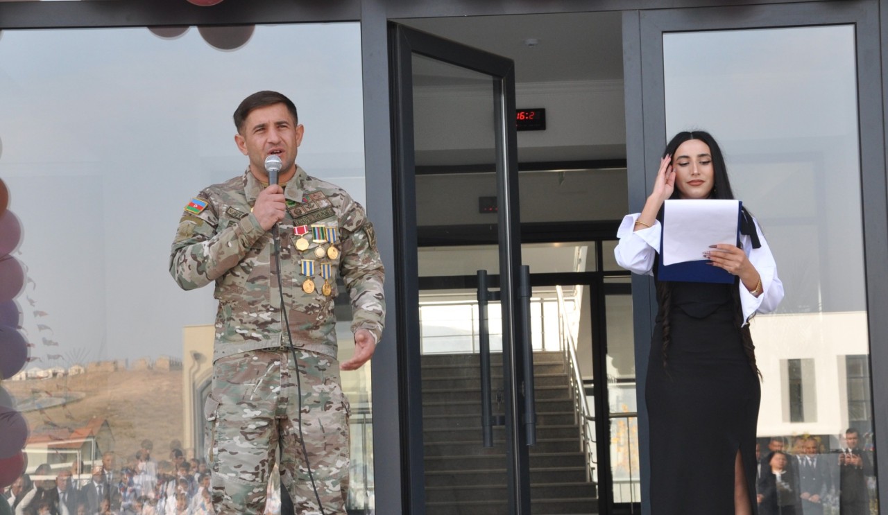 Horovlu kənd məktəbi fəaliyyətə başladı - FOTOLAR