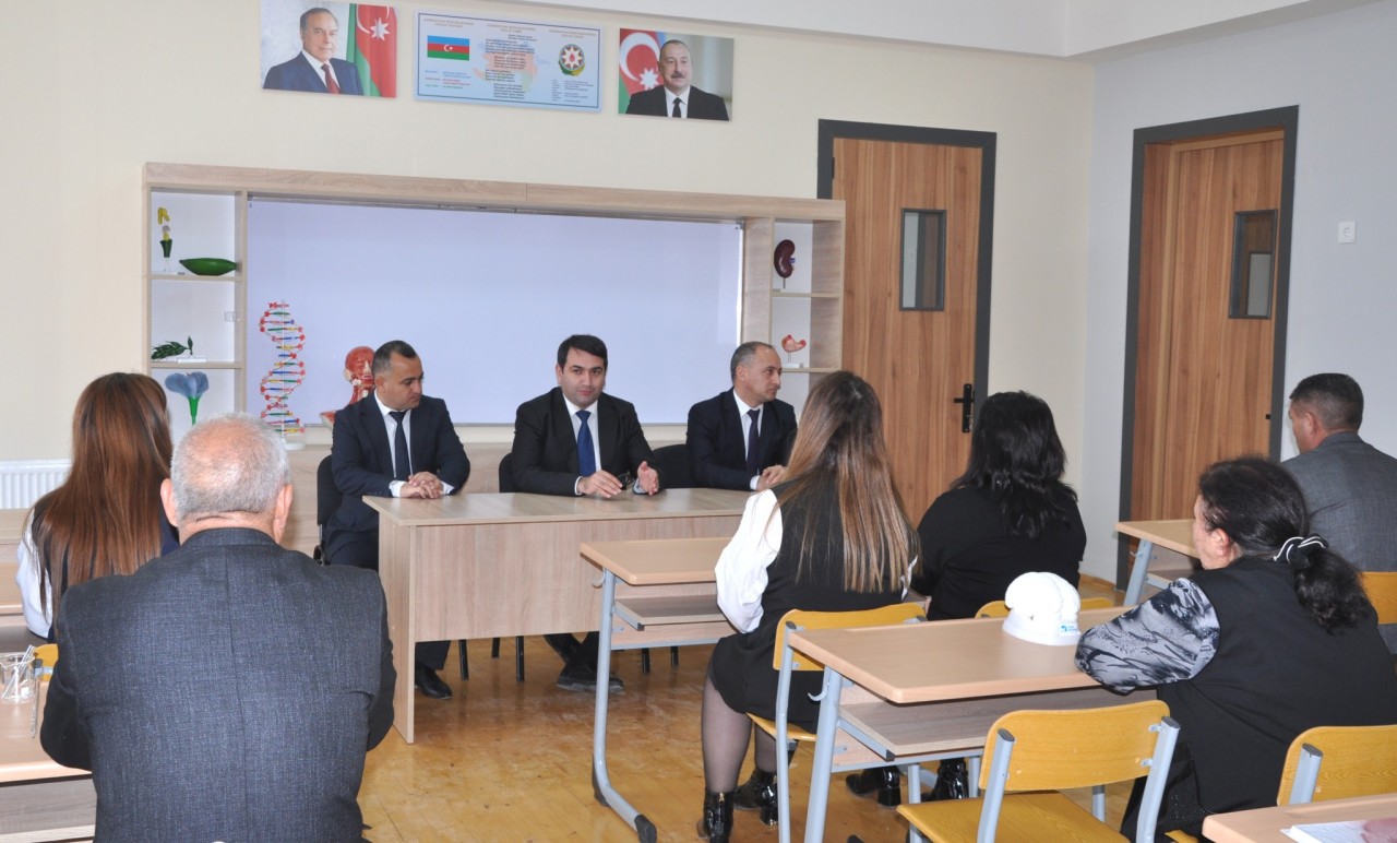 Horovlu kənd məktəbi fəaliyyətə başladı - FOTOLAR