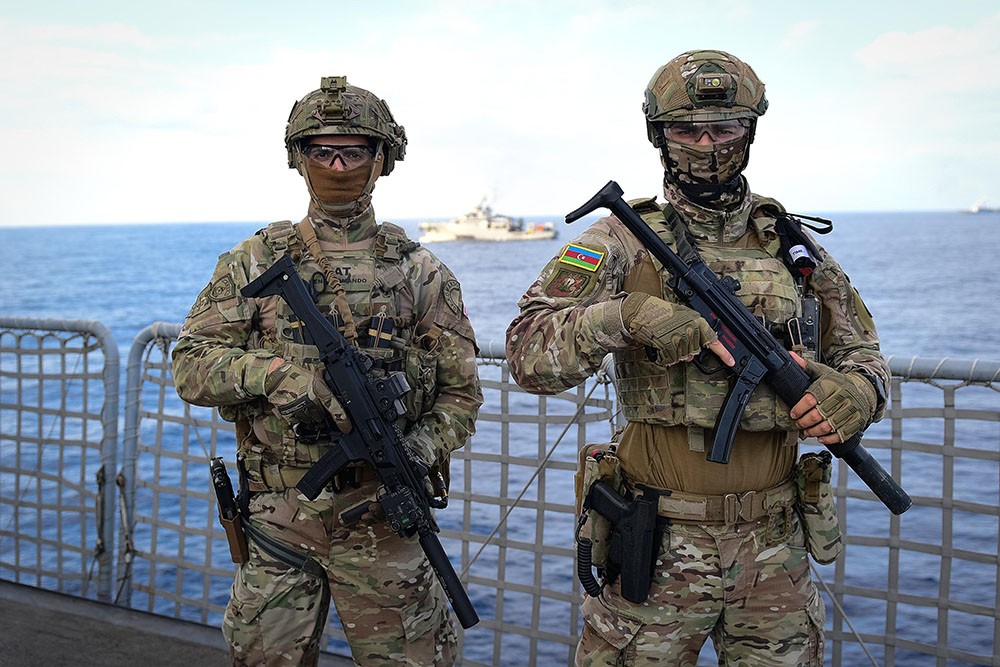 Azərbaycan, Türkiyə, ABŞ və Pakistan hərbçilərinin təlimi - FOTOLAR