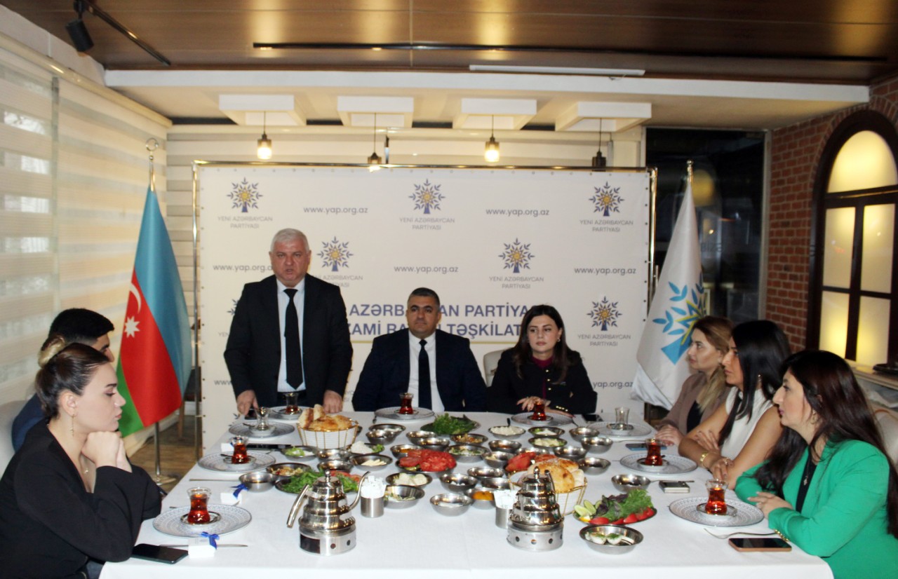 YAP Nizami rayon təşkilatı tədbir keçirdi - FOTOLAR