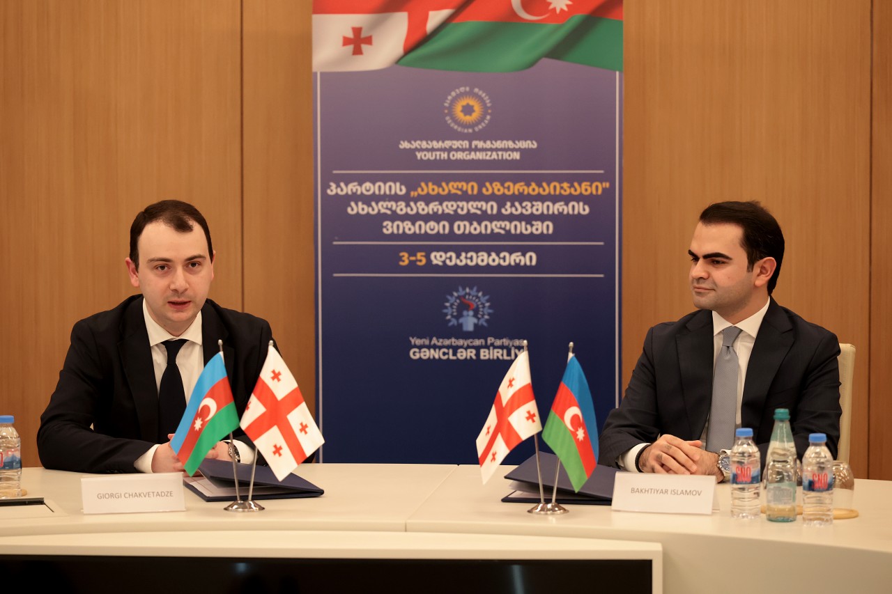 YAP Gənclər Birliyinin nümayəndə heyəti Gürcüstanda səfərdə oldu - FOTOLAR