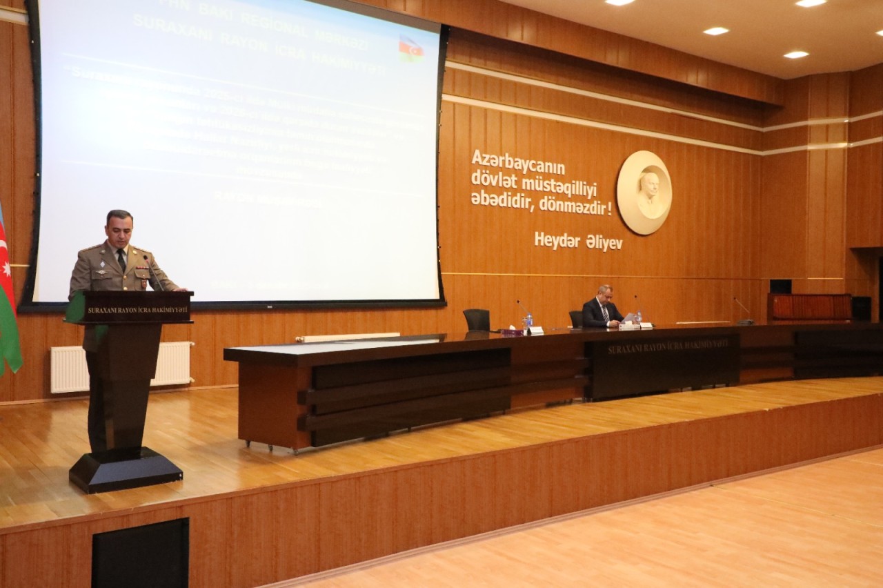 Suraxanıda müşavirə keçirildi - FOTOLAR