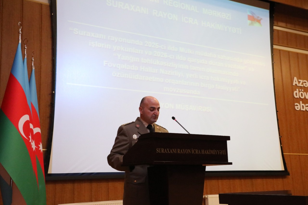 Suraxanıda müşavirə keçirildi - FOTOLAR