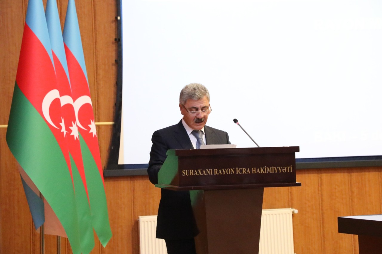 Suraxanıda müşavirə keçirildi - FOTOLAR