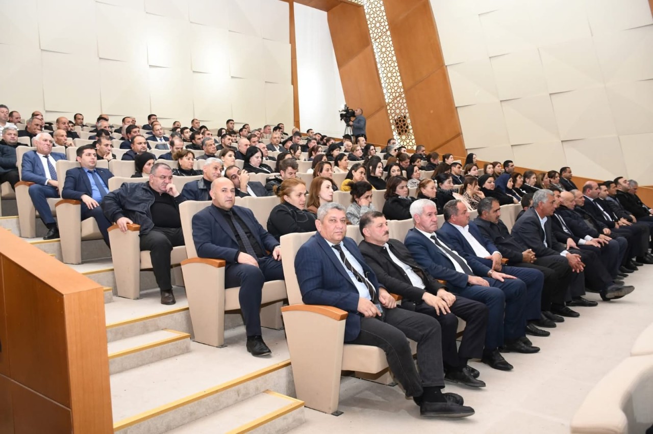 Ağdamda Qədir Rüstəmovun 90 illik yubileyi qeyd edilib - FOTOLAR